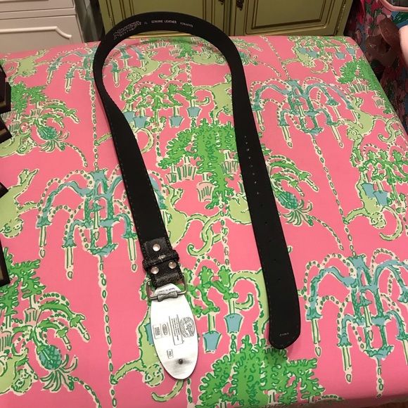 Nocona Belt Co. Ford Blue and Black Logo Belt Size XL - Picture 3 of 7